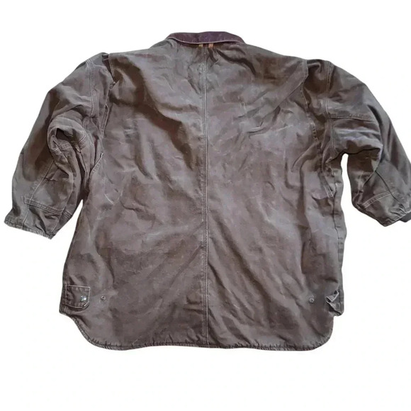 Mens Berne Workwear Washed Contractor Coat - Picture 2 of 5